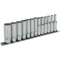 SEALEY Socket Set 13Pc 1/4"sq Drive Deep Walldrive® Metric | AK2692 | GSF Car Parts