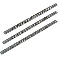 SEALEY Socket Retaining Rail Set 3Pc 1/4", 3/8" & 1/2"sq Drive | AK270 | GSF Car Parts