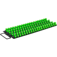 SEALEY Socket Rail Tray 1/4", 3/8" & 1/2"sq Drive - Hi-Vis Green | AK27051HV | GSF Car Parts