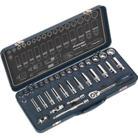 SEALEY Socket Set 34Pc 3/8"sq Drive Lock-On™ 6Pt Metric | AK27481 | GSF Car Parts