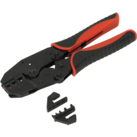 SEALEY Ratchet Crimping Tool Interchangeable Jaws | AK3857 | GSF Car Parts