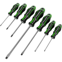 SEALEY Screwdriver Set 7Pc Gripmax® - Hi-Vis Green | AK4321HV | GSF Car Parts