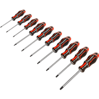 SEALEY Screwdriver Set 10Pc Trx-Star* Gripmax® - Red | AK4324 | GSF Car Parts
