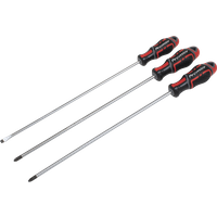 SEALEY Gripmax® Screwdriver Set Extra-Long 3Pc | AK4372 | GSF Car Parts