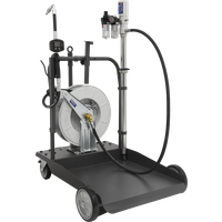SEALEY Oil Dispensing System Air Operated With 10M Retractable Hose Reel | AK4562D | GSF Car Parts