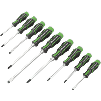 SEALEY Hammer-Thru Screwdriver Set Hi-Vis Green 9Pc | AK4941HV | GSF Car Parts