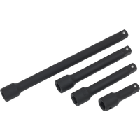 SEALEY Impact Extension Bar Set 4Pc 1/2"sq Drive | AK5513 | GSF Car Parts