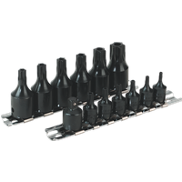 SEALEY Trx-Star* Security Socket Bit Set 13Pc 1/4" & 3/8"sq Drive | AK5585 | GSF Car Parts