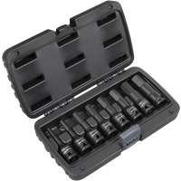 SEALEY Impact Hex Socket Bit Set 8Pc 1/2"sq Drive - Imperial | AK5600 | GSF Car Parts
