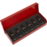 SEALEY Impact Trx-Star* Socket Bit Set 6Pc 1/2"sq Drive | AK5607 | GSF Car Parts