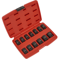 SEALEY Impact Socket Set 13Pc 1/2"sq Drive 12-Point | AK5614M | GSF Car Parts