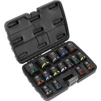 SEALEY Impact Socket Set 16Pc 1/2”Sq Drive | AK5625M | GSF Car Parts