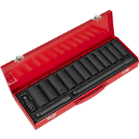 SEALEY Impact Socket Set 15Pc 1/2"sq Drive Deep Metric | AK5815M | GSF Car Parts