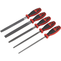 SEALEY Smooth Cut Engineer’S File Set 5Pc 200mm | AK586 | GSF Car Parts