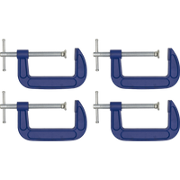 SEALEY G-Clamp 100mm - Pack Of 4 | AK60044 | GSF Car Parts