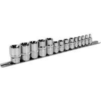 SEALEY Trx-Star* Socket Set 14Pc 1/4", 3/8" & 1/2"sq Drive E4-E24 | AK618 | GSF Car Parts