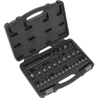 SEALEY Trx-Star* Socket & Security Socket Bit Set 38Pc 1/4", 3/8" & 1/2"sq Drive | AK6197B | GSF Car Parts