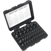 SEALEY Trx-Star* Master Socket Set 52Pc 1/4", 3/8" & 1/2"sq Drive | AK6199 | GSF Car Parts
