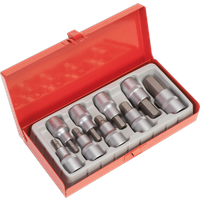 SEALEY Hex Socket Bit Set 9Pc 1/2"sq Drive | AK620 | GSF Car Parts