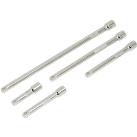 SEALEY Extension Bar Set 5Pc 1/4"sq Drive | AK6331 | GSF Car Parts