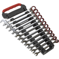 SEALEY Reversible Ratchet Combination Spanner Set 12Pc Metric Platinum Series | AK63944 | GSF Car Parts
