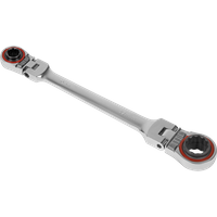 SEALEY Ratchet Ring Spanner 4-In-1 Flexi-Head Reversible Metric Platinum Series | AK63947 | GSF Car Parts