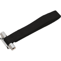 SEALEY Oil Filter Strap Wrench Ø300mm Capacity 3/8" & 1/2"sq Drive | AK6403 | GSF Car Parts