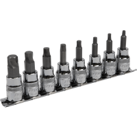 SEALEY Hex Socket Bit Set Lock-On™ 8Pc 3/8"sq Drive - Imperial | AK65603 | GSF Car Parts