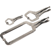 SEALEY Locking C-Clamp Set 3Pc | AK66 | GSF Car Parts