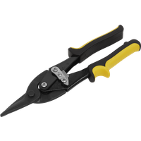SEALEY Aviation Tin Snips Straight Cut | AK6904 | GSF Car Parts