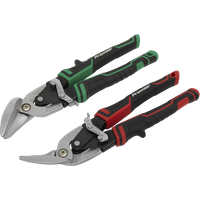 SEALEY High Leverage Offset Aviation Tin Snip Set 2Pc | AK69072 | GSF Car Parts