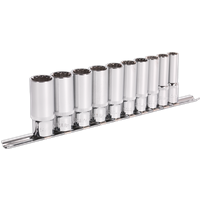SEALEY Socket Set 10Pc Deep 3/8"sq Drive Total Drive® | AK69910D | GSF Car Parts
