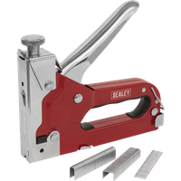 SEALEY Staple & Brad Nail Gun Heavy-Duty 4-14mm | AK7061 | GSF Car Parts