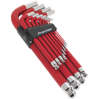 SEALEY Jumbo Ball-End Hex Key Set 13Pc Anti-Slip - Metric | AK7187 | GSF Car Parts