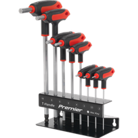 SEALEY Ball-End Hex Key Set 8Pc T-Handle Metric | AK7195 | GSF Car Parts
