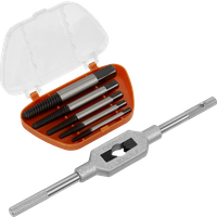 SEALEY Screw Extractor Set With Wrench 6Pc Helix Type | AK721 | GSF Car Parts