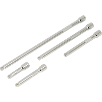 SEALEY Wobble Extension Bar Set 5Pc 1/4"sq Drive | AK766 | GSF Car Parts