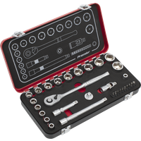 SEALEY Socket Set 3/8"sq Drive 31Pc - Premier Platinum | AK7921 | GSF Car Parts