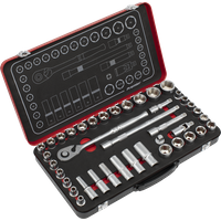 SEALEY Socket Set 1/2"sq Drive 40Pc - Metric/imperial - Premier Platinum | AK7925 | GSF Car Parts