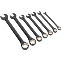 SEALEY Combination Ratchet Spanner Set 7Pc Premier Black Metric | AK7978 | GSF Car Parts