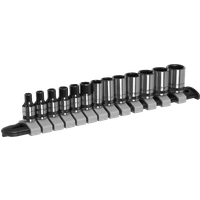 SEALEY Socket Set 13Pc 1/4"sq Drive Metric - Black Series | AK7990 | GSF Car Parts