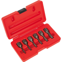 SEALEY Screw Extractor Set 6Pc 3/8"sq Drive | AK8185 | GSF Car Parts