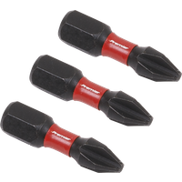 SEALEY Phillips #2 Impact Power Tool Bits 25mm - 3Pc | AK8205 | GSF Car Parts