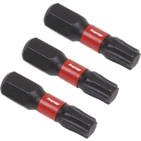 SEALEY Trx-Star* T30 Impact Power Tool Bits 25mm - 3Pc | AK8220 | GSF Car Parts