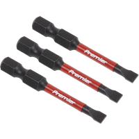 SEALEY Slotted 4.5mm Impact Power Tool Bits 50mm - 3Pc | AK8226 | GSF Car Parts