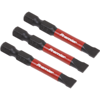 SEALEY Slotted 6.5mm Impact Power Tool Bits 50mm - 3Pc | AK8228 | GSF Car Parts