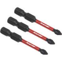 SEALEY Phillips #1 Impact Power Tool Bits 50mm - 3Pc | AK8229 | GSF Car Parts