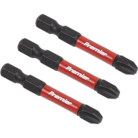 SEALEY Phillips #3 Impact Power Tool Bits 50mm - 3Pc | AK8231 | GSF Car Parts
