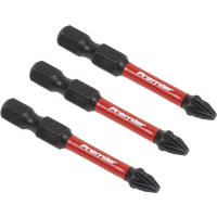 SEALEY Pozi #2 Impact Power Tool Bits 50mm - 3Pc | AK8233 | GSF Car Parts