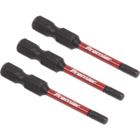 SEALEY Hex 3mm Impact Power Tool Bits 50mm - 3Pc | AK8236 | GSF Car Parts